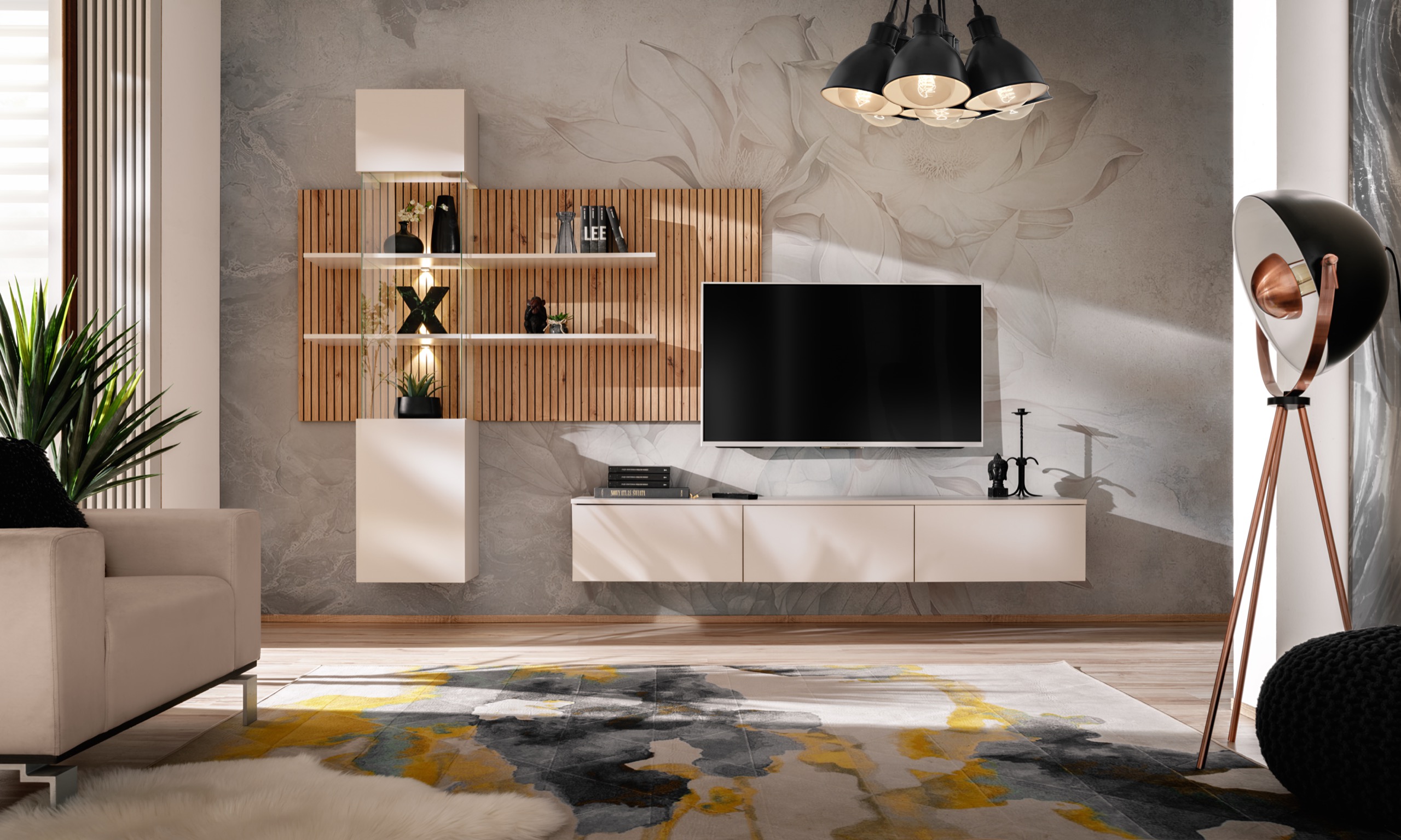 Composition TV GUSTO — détail 3