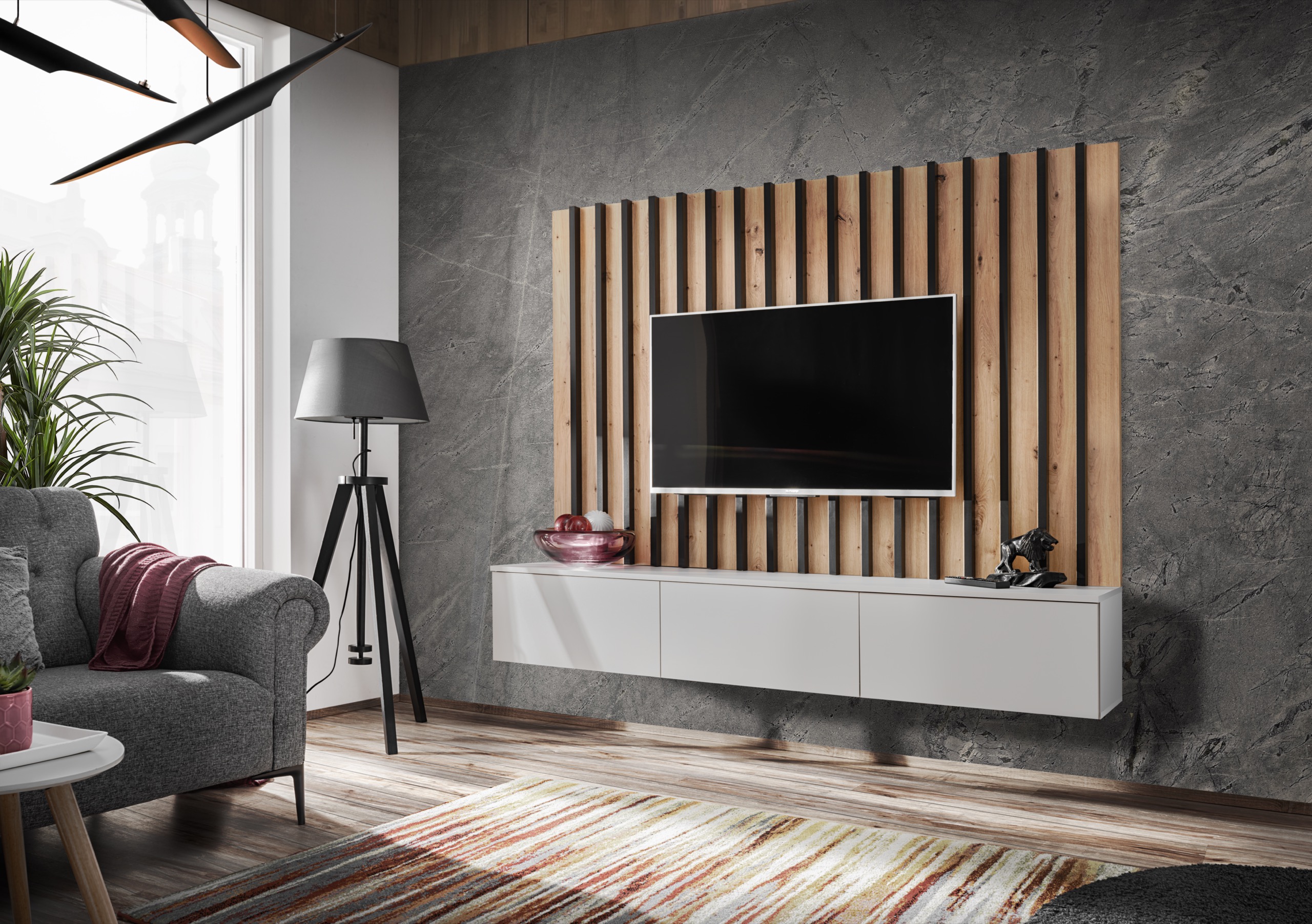 Composition TV VERTI II — vue d’ensemble