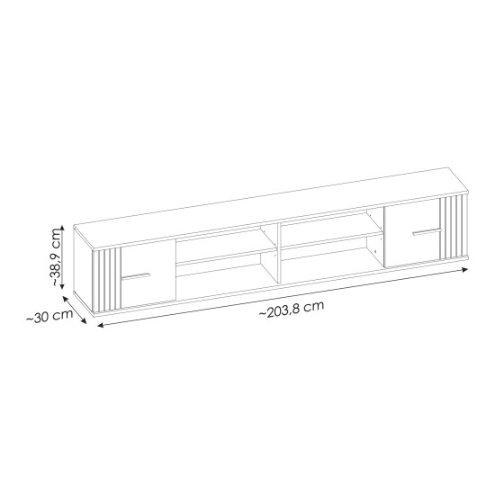 Étagère SIGMA 204 cm — détail 2