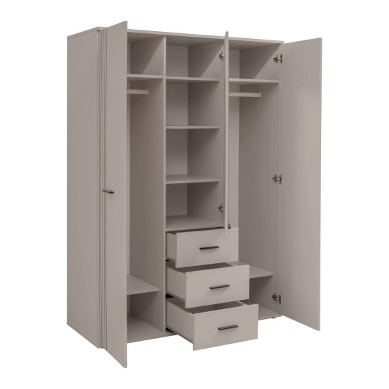 Armoire SIGMA 135 cm, 3 portes avec miroir — détail 1