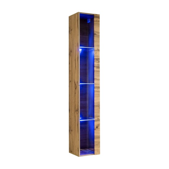 SWITCH M7 composition murale suspendue, chêne Wotan — vue d’ensemble