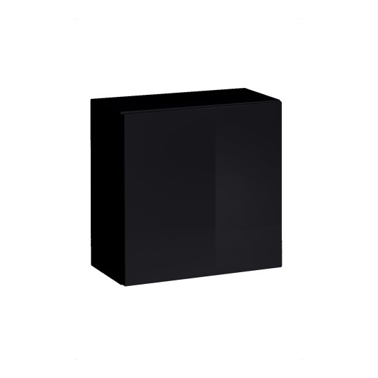 SWITCH XV composition murale suspendue, noir brillant — vue d’ensemble